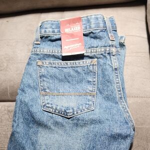Arizona Jean Company Boy's Size 8H Adjustable Waist Relaxed Denim Jeans